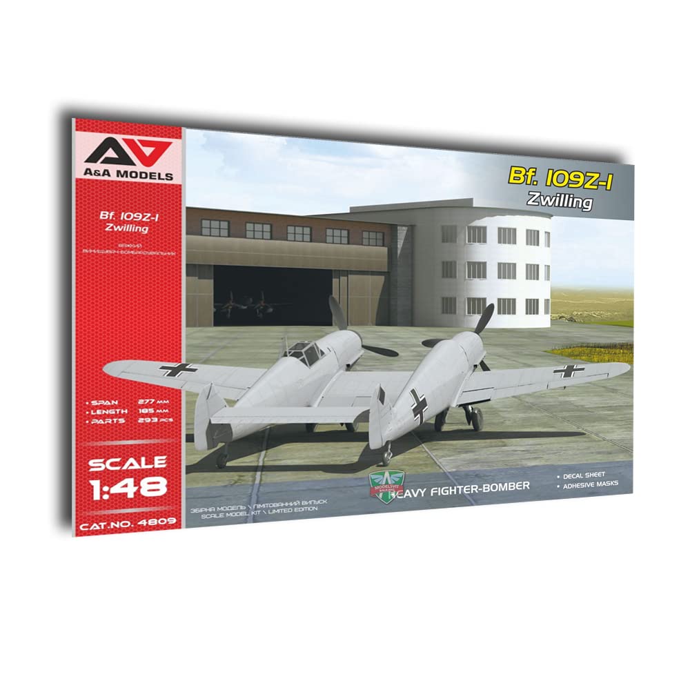 Amazon.com: A&A Models 4809 1/48 Messerschmitt Bf.109Z-1 Scale